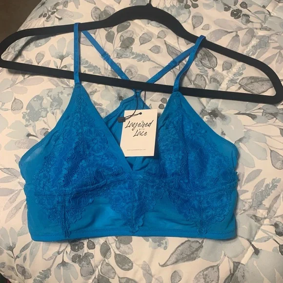 NWT Blue Lace Bralette - Picture 4 of 8